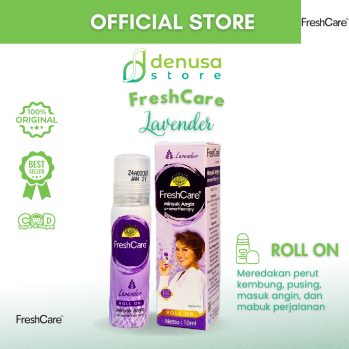 FreshCare - Minyak Angin Aromatherapy - Lavender - Roll On 10ml