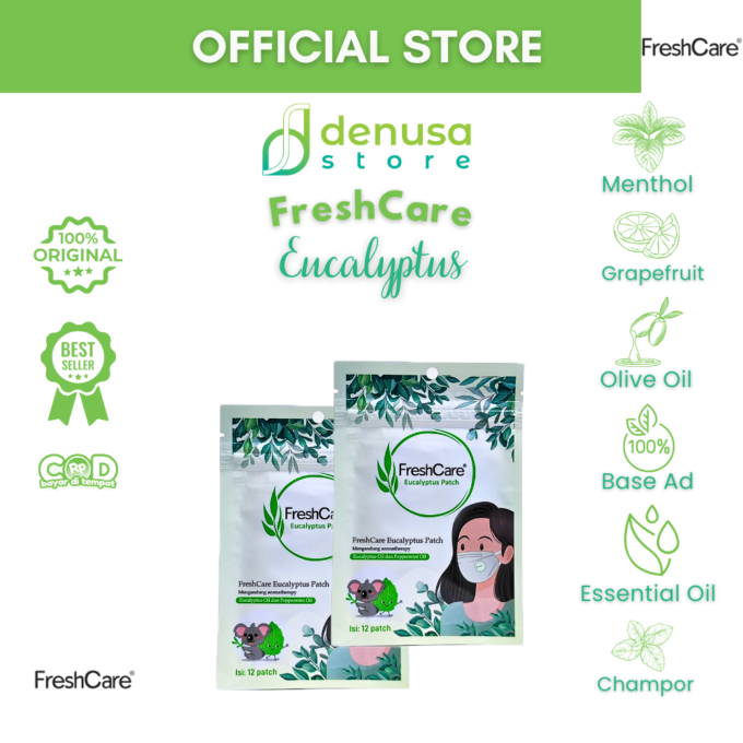 FreshCare Patch Eucalyptus isi 12 Patch