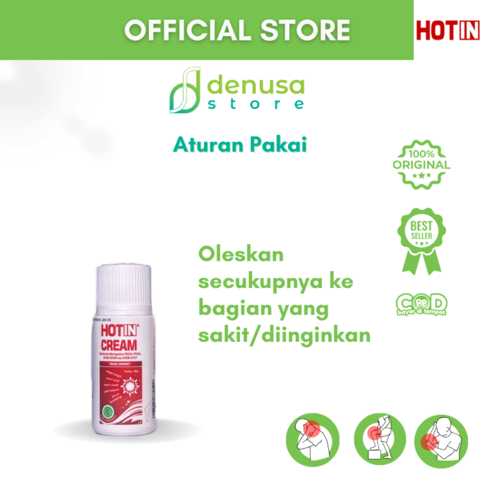 Hotin Cream - Botol 60gr