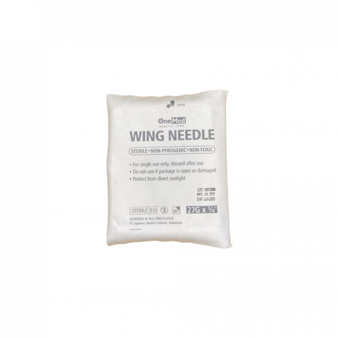 OneMed Wing Needle 27G x 3/4