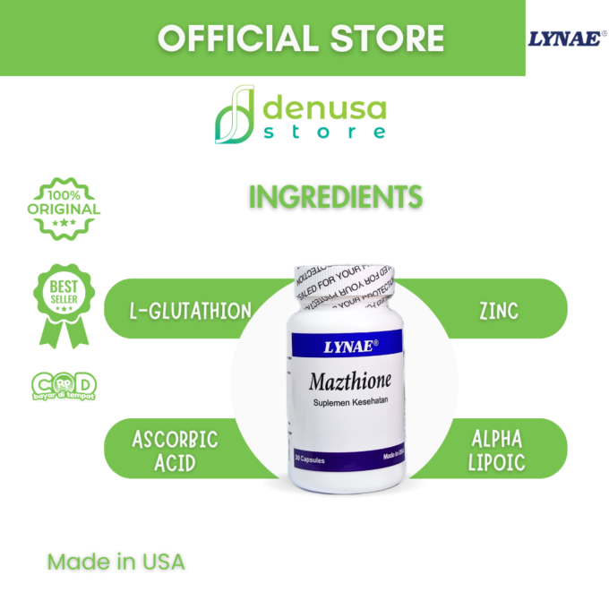 Lynae Mazthione Suplemen Kesehatan 30 Capsules