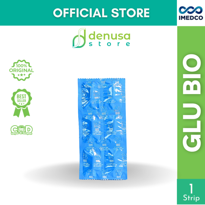 Imedco - Glubio Glutathione - Suplemen Kesehatan 1 Strip 6 Kapsul