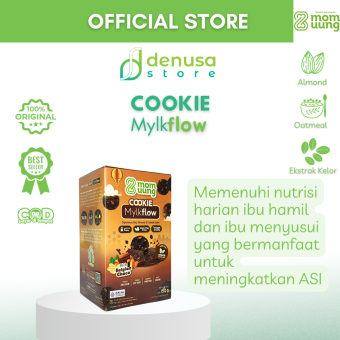 Mom Uung Cookie Mylkflow Rich Belgian Choco 150gr