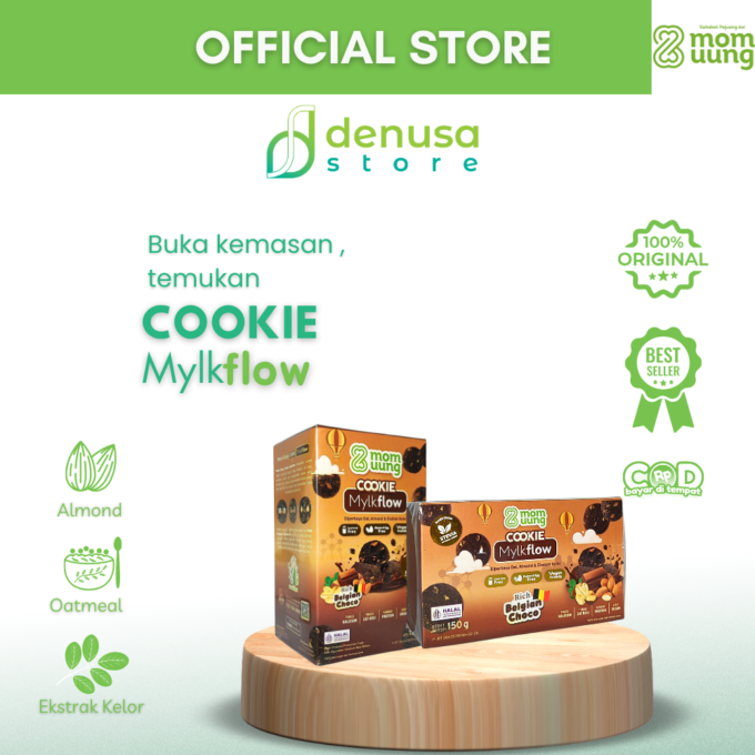 Mom Uung Cookie Mylkflow Rich Belgian Choco 150gr