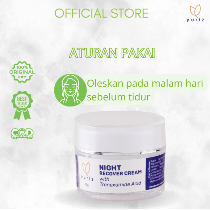 Yuriz Night Recover Cream 10gr