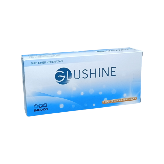 Imedco - Glushine - Suplemen Kesehatan 1 Kotak 30 Kaplet Salut Selaput