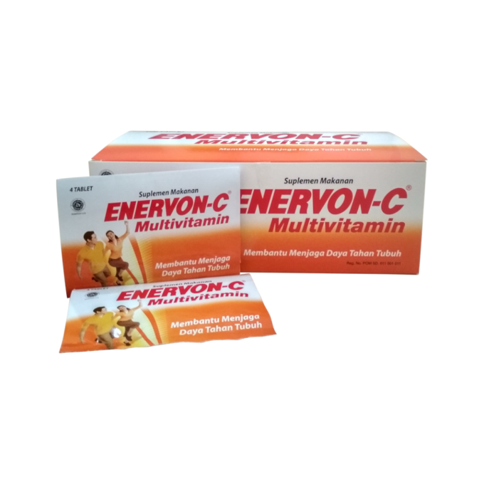 Enervon-C Multivitamin - Suplemen Makanan - 1 Kotak - 100 Tablet