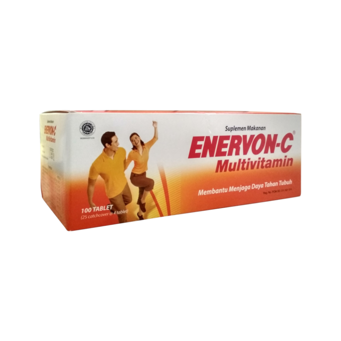 Enervon-C Multivitamin - Suplemen Makanan - 1 Kotak - 100 Tablet