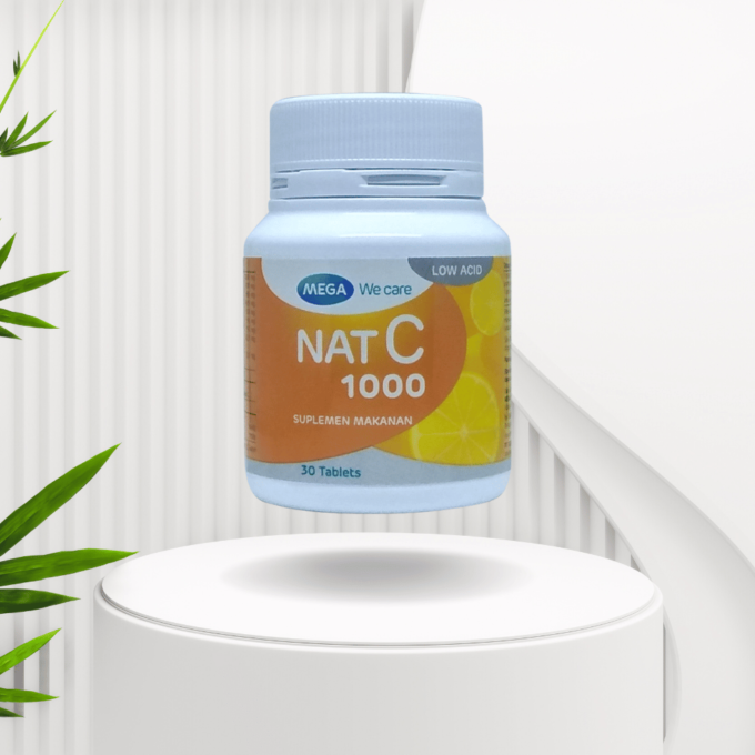 Mega Nat C 1000 – Suplemen Makanan 30 Tablet