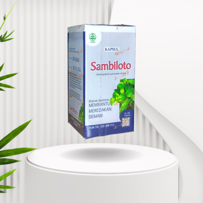 Sambiloto - Ekstrak Herbal - Pereda Demam - 60 Kapsul