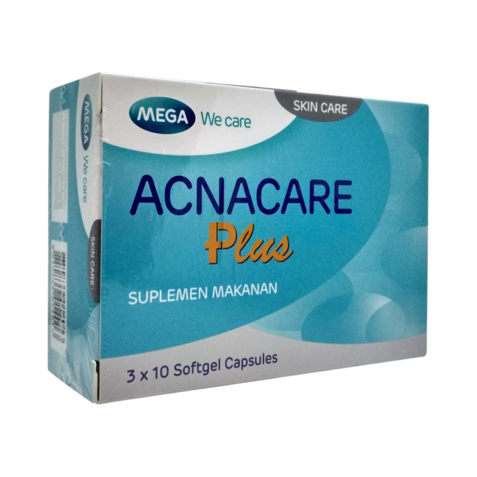 Mega Acnacare Plus - Suplemen Makanan - 30 Softgel Capsules