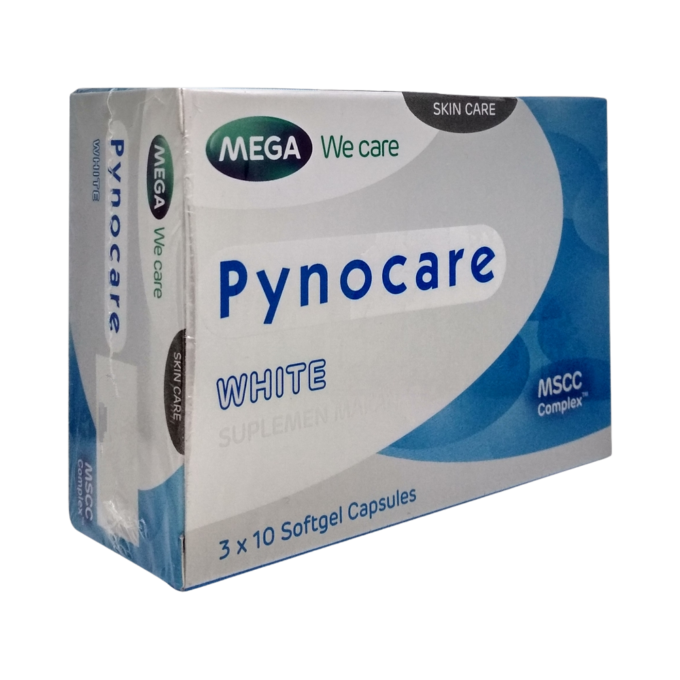 Mega Pynocare White - Suplemen Makanan - 30 Softgel Capsules