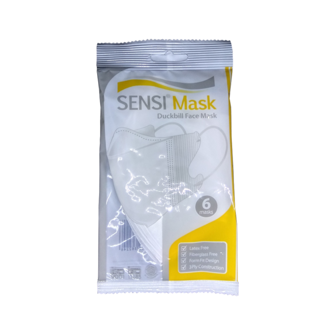 Sensi Mask - Duckbill Face Mask - Masker Wajah Isi 6 Pcs