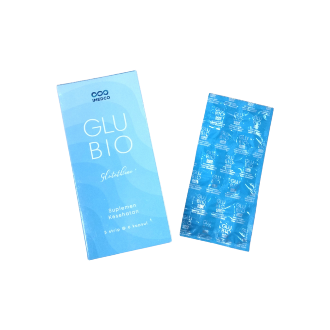 Imedco - Glubio Glutathione - Suplemen Kesehatan 1 Strip 6 Kapsul