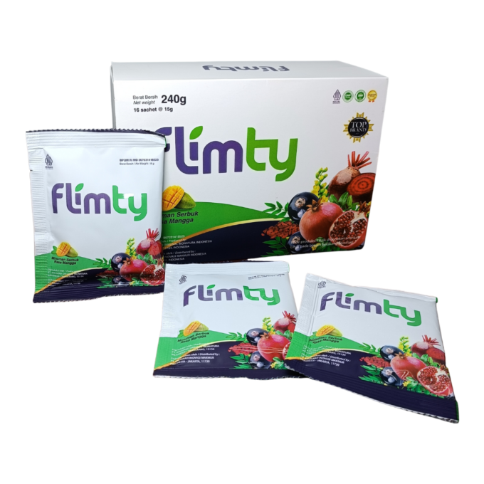 Flimty - Minuman Serbuk Rasa Mangga - 16 x 15gr ( 1 Kotak )