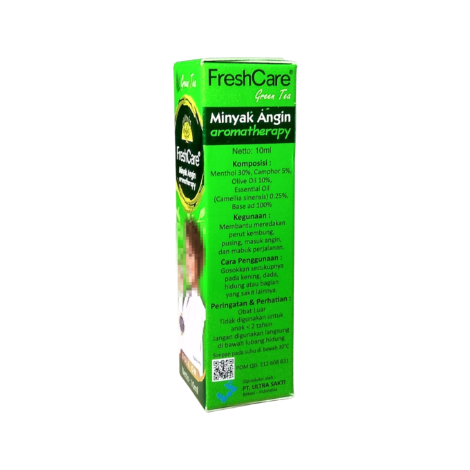 FreshCare - Minyak Angin Aromatherapy - Green Tea - Roll On 10ml