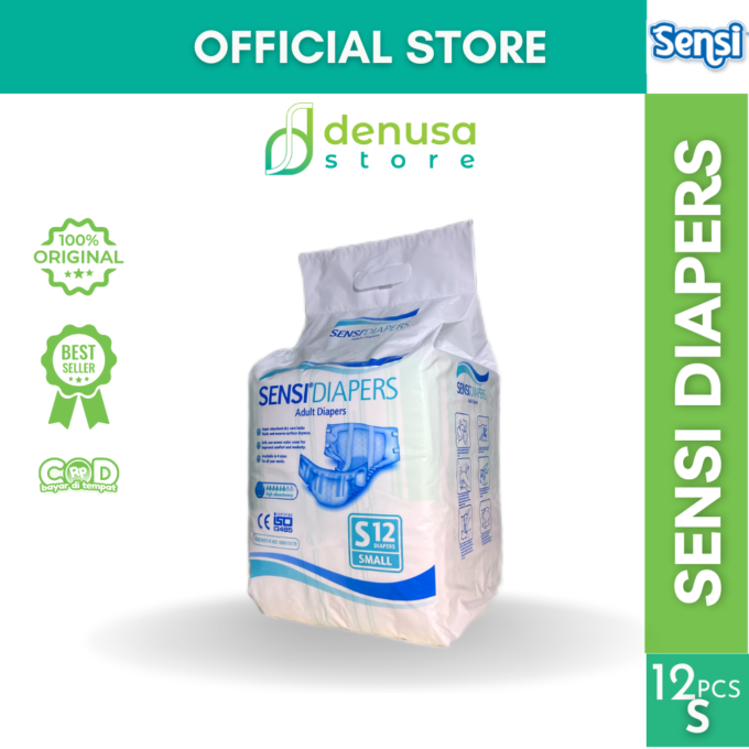 Sensi Diapers - Adult Diapers - Size S isi 12 pcs