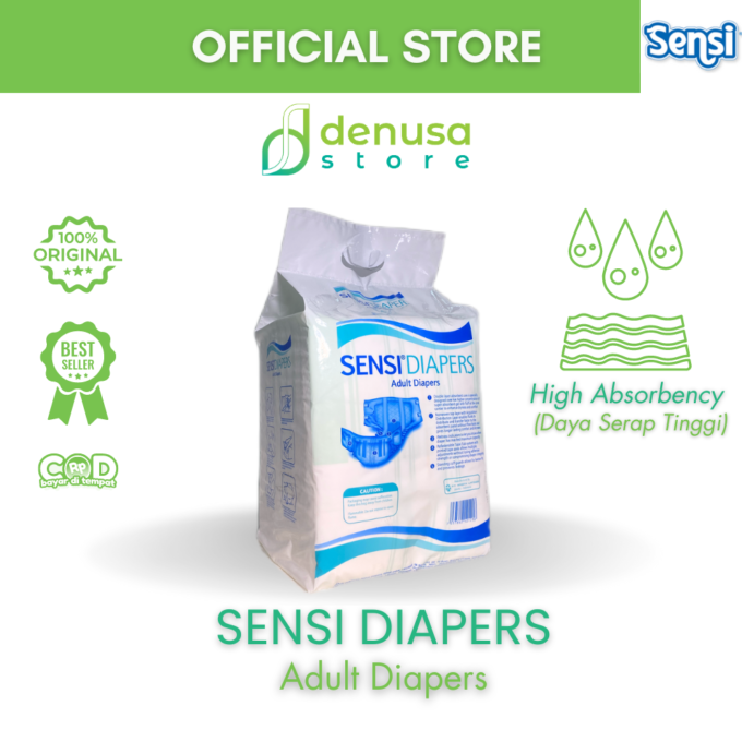 Sensi Diapers - Adult Diapers - Size S isi 12 pcs