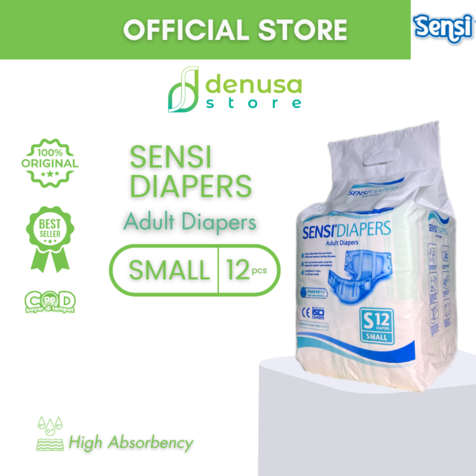 Sensi Diapers - Adult Diapers - Size S isi 12 pcs