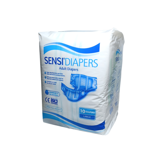 Sensi Diapers - Adult Diapers - Size L isi 10 pcs