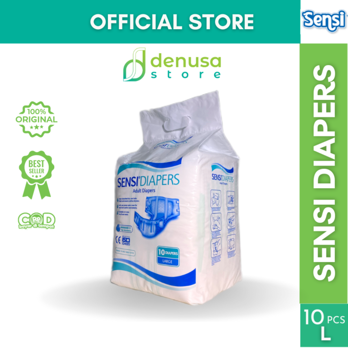 Sensi Diapers - Adult Diapers - Size L isi 10 pcs