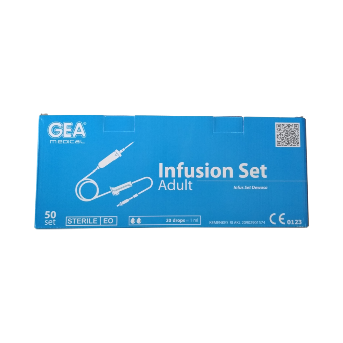 GEA Infusion Set Adult - Infus Set Dewasa