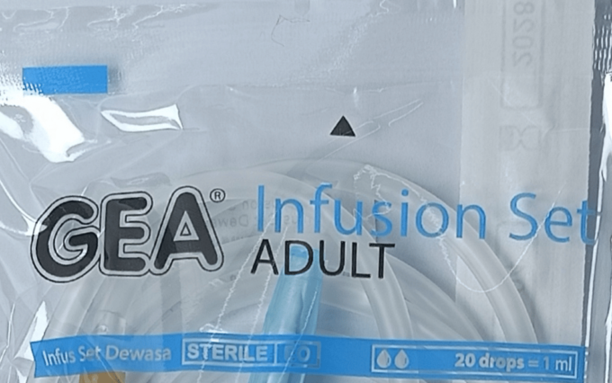 GEA Infusion Set Adult - Infus Set Dewasa