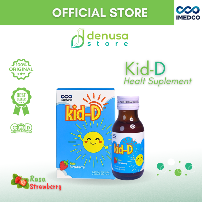 Imedco Kid-D Strawberry Flavour 60ml