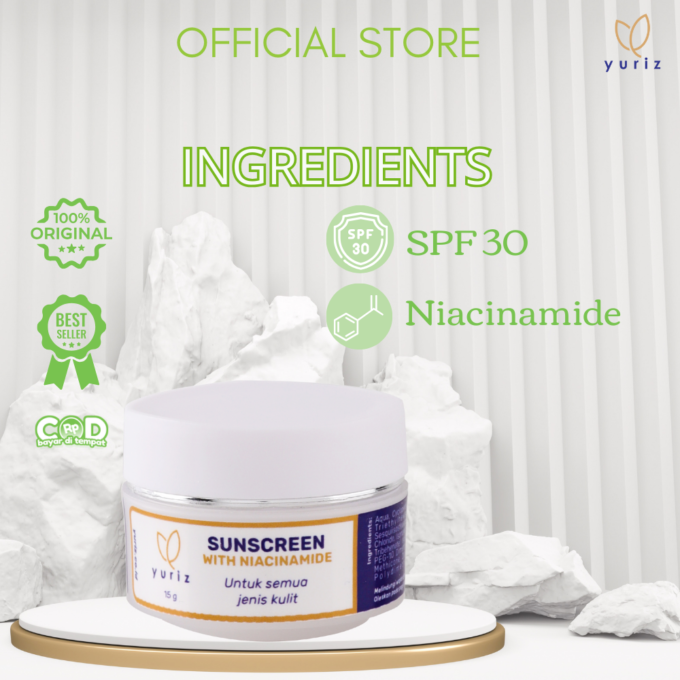 Yuriz Sunscreen with Niacinamide 15gr