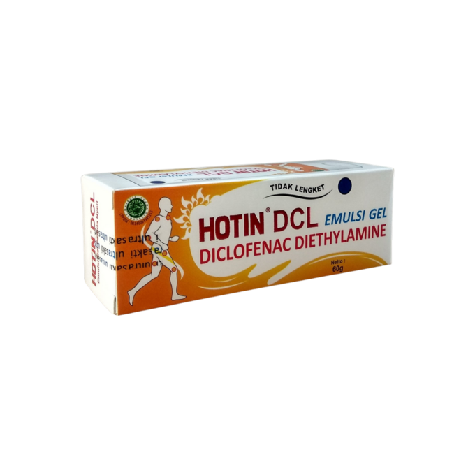 Hotin DCL Emulsi Gel - Diclofenac Diethylamine - Tube 60gr