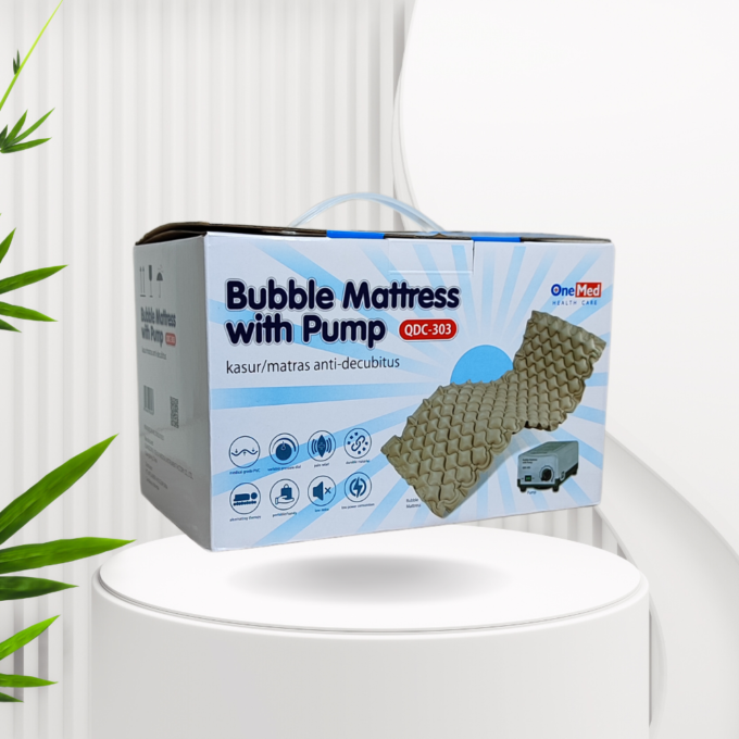 Onemed Bubble Mattress with Pump Anti Decubitus QDC-303
