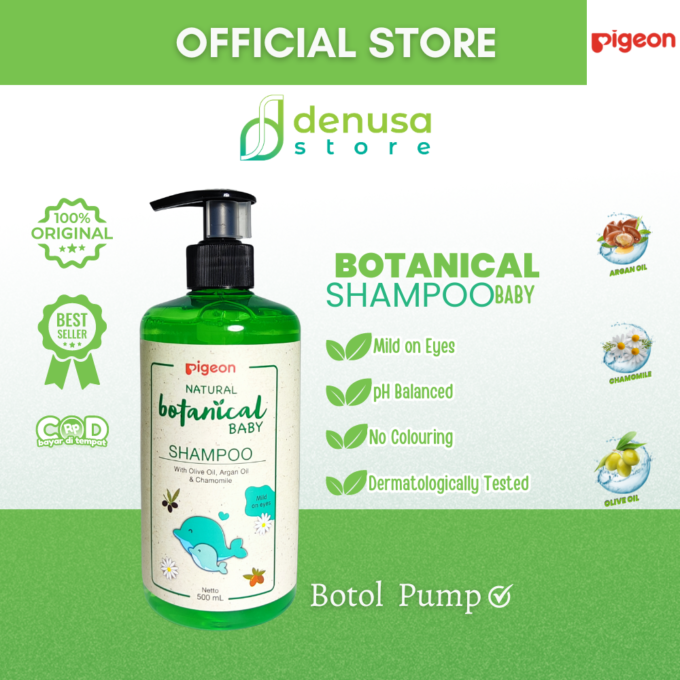 PIGEON Botanical Baby Shampoo 500 mL Pump | Shampoo Cair