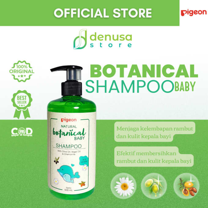 PIGEON Botanical Baby Shampoo 500 mL Pump | Shampoo Cair