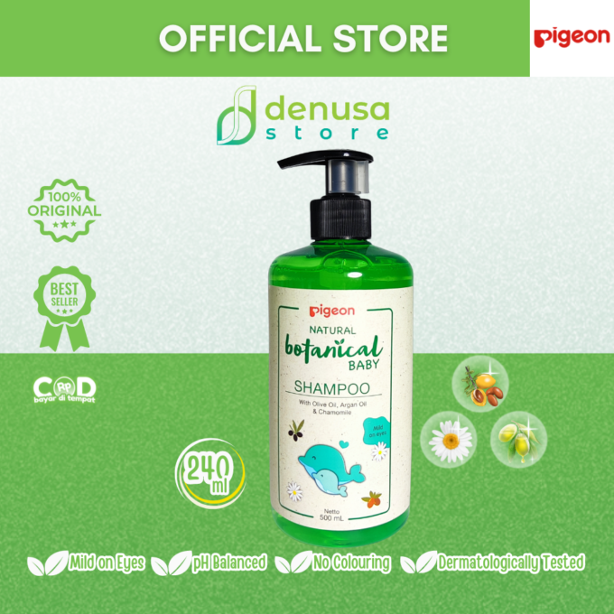 PIGEON Botanical Baby Shampoo 500 mL Pump | Shampoo Cair