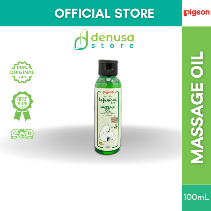 PIGEON Botanical Baby Massage Oil 100 mL