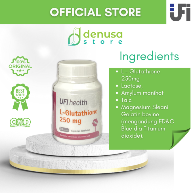 UFI health L-Glutathione 250 mg 30 kapsul