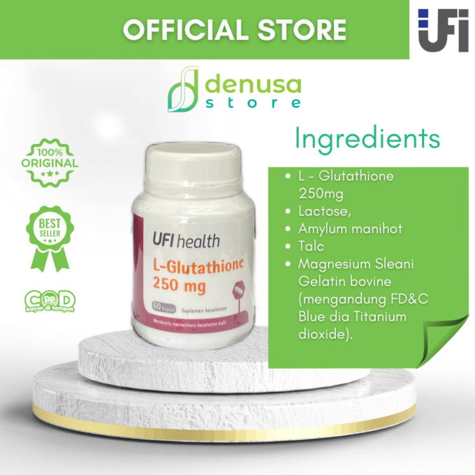 UFI health L-Glutathione 250 mg 60 kapsul