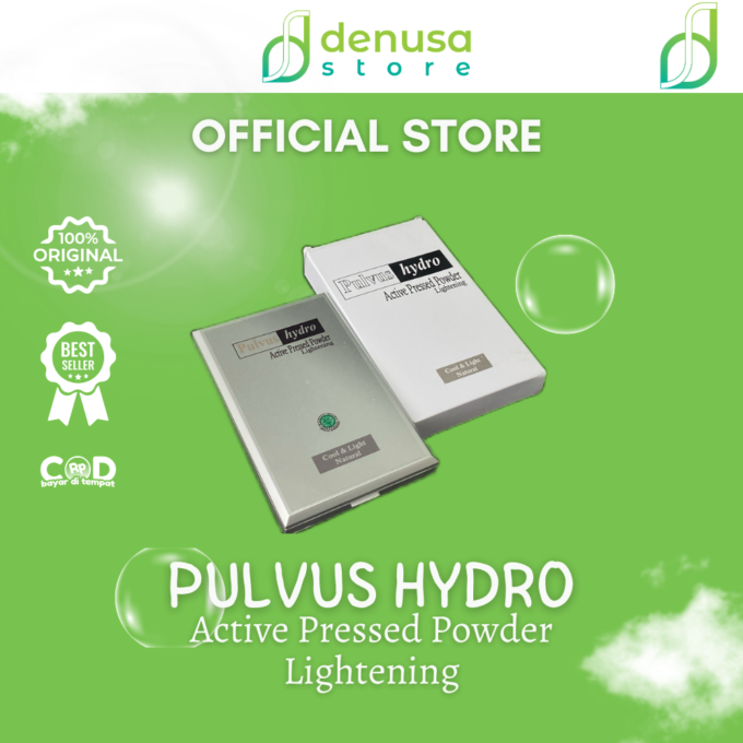 Pulvus Hydro Active Pressed Powder - Lightening - Cool n Light natural 14gr
