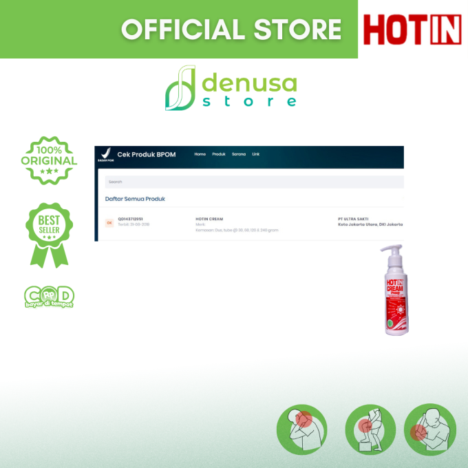 HOTIN Cream Pump 120 gr