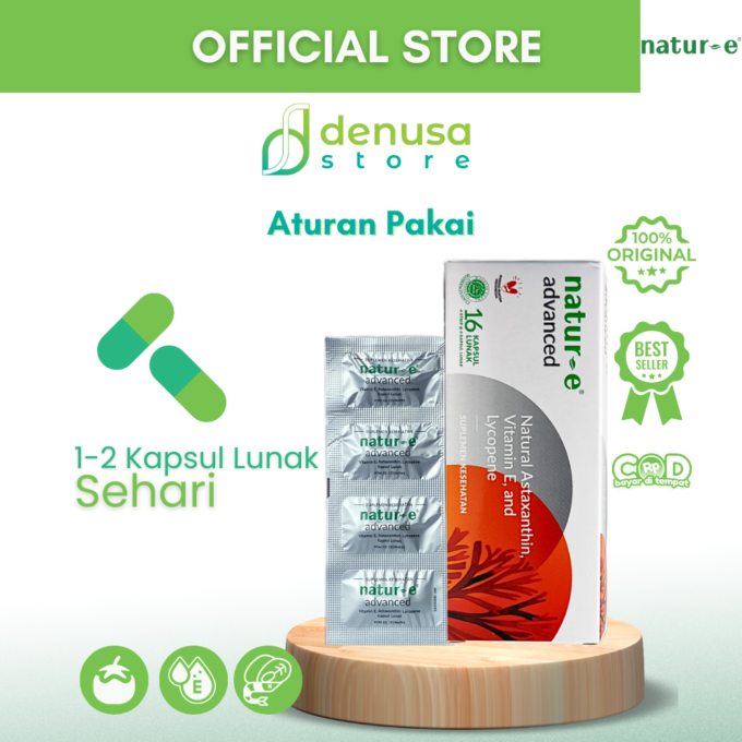 Natur-e Advanced - Suplemen Makanan - 1 Kotak - 16 Kapsul Lunak