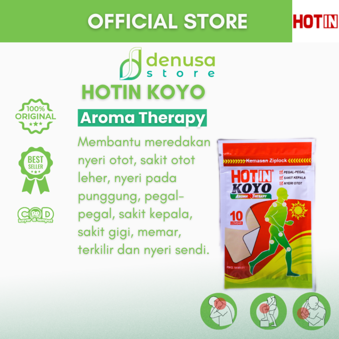 HOTIN Koyo Aroma Therapy 1 Sachet isi 10 lembar