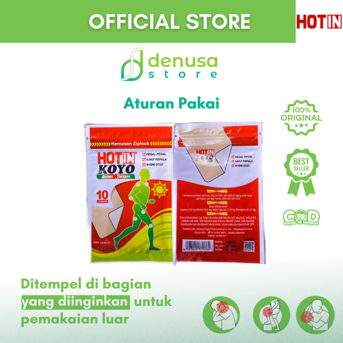 HOTIN Koyo Aroma Therapy 1 Sachet isi 10 lembar