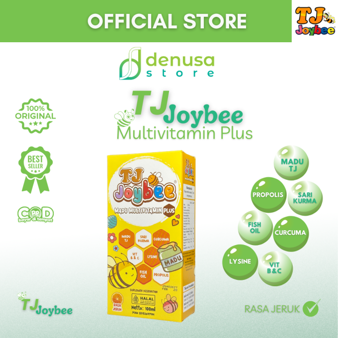TJ Joybee Madu MultiVitamin Plus Rasa Jeruk 100 ml