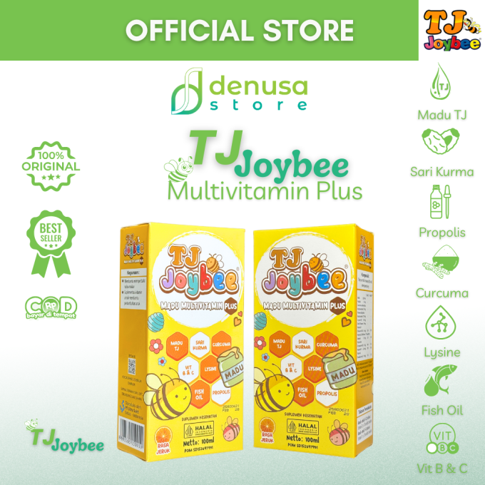 TJ Joybee Madu MultiVitamin Plus Rasa Jeruk 100 ml