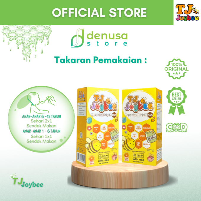 TJ Joybee Madu MultiVitamin Plus Rasa Jeruk 100 ml