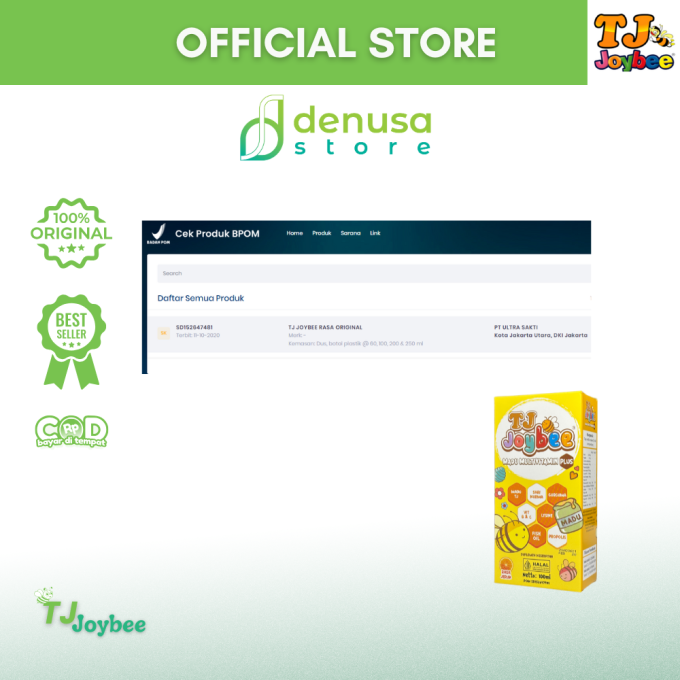 TJ Joybee Madu MultiVitamin Plus Rasa Jeruk 100 ml