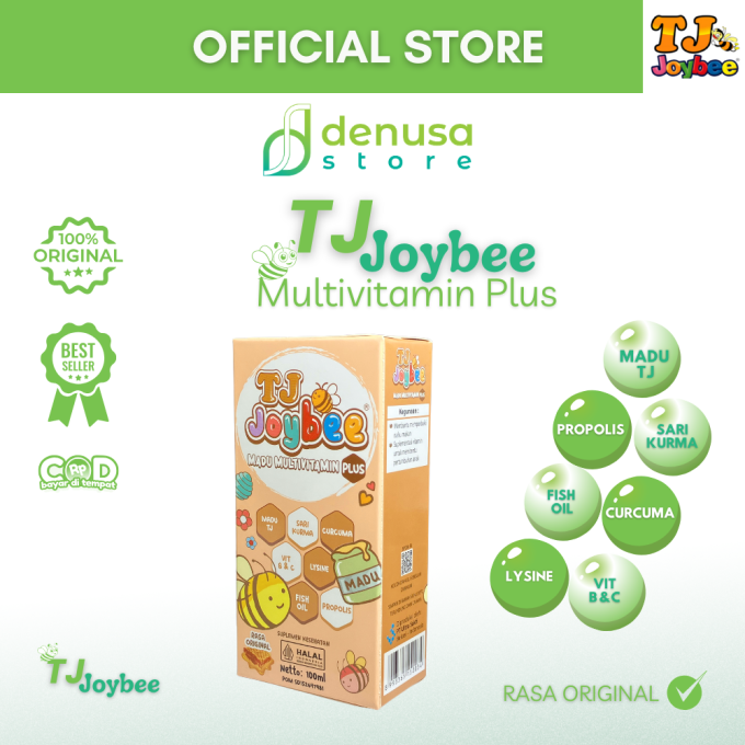 TJ Joybee Madu MultiVitamin Plus Rasa Original 100 ml