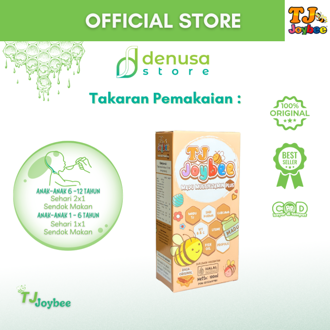 TJ Joybee Madu MultiVitamin Plus Rasa Original 100 ml