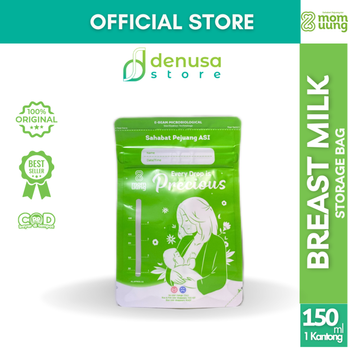 Mom Uung Pre-Sterilized Breast Milk Bag Kantong ASI 1 Kantong 150ml