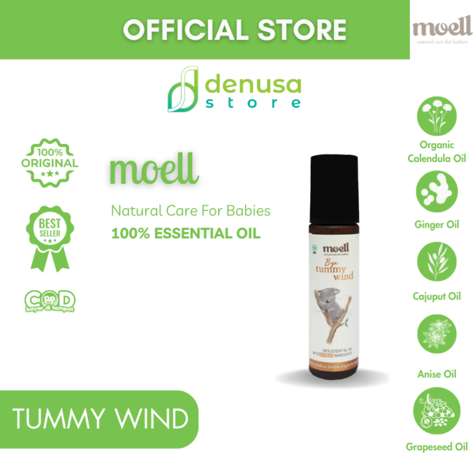 Moell Essential Oil Bye Tummy Wind 8 ml